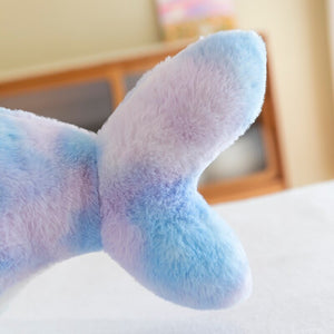 Fuzzy Rainbow Shark Plushie-Kawaii Dream