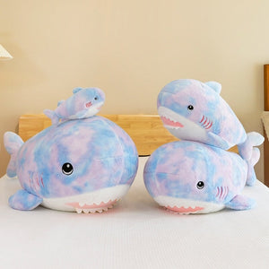 Fuzzy Rainbow Shark Plushie-Kawaii Dream