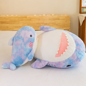 Fuzzy Rainbow Shark Plushie-Kawaii Dream