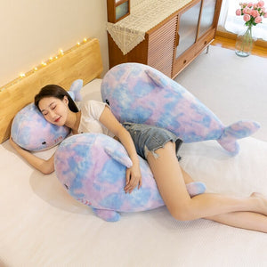 Fuzzy Rainbow Shark Plushie-Kawaii Dream