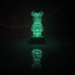Galaxy Fireworks Standing Bear Night Light-Kawaii Dream
