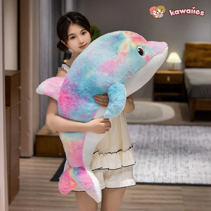 Galaxy Rainbow Dolphin Plushies-Kawaii Dream