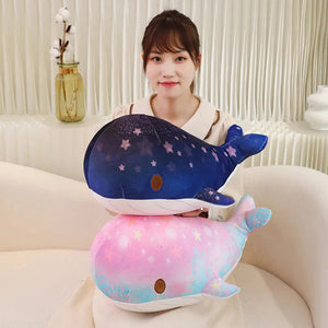 Galaxy Starry Kawaii Blue Pink Whale Plushies-Kawaii Dream