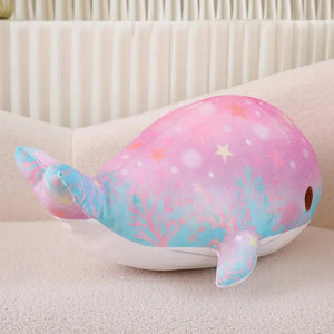 Galaxy Starry Kawaii Blue Pink Whale Plushies-Kawaii Dream