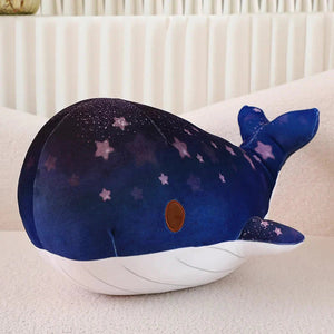 Galaxy Starry Kawaii Blue Pink Whale Plushies-Kawaii Dream