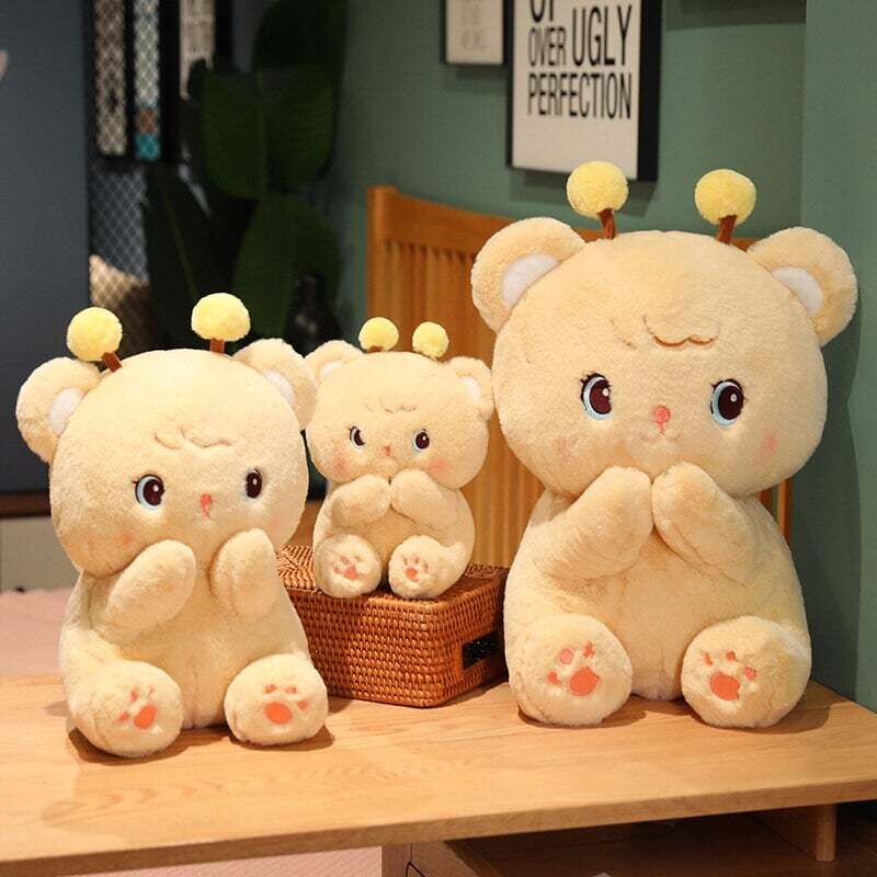 Gem the Bumble Bee Brown Bear Plushie-Kawaii Dream