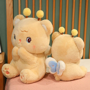 Gem the Bumble Bee Brown Bear Plushie-Kawaii Dream