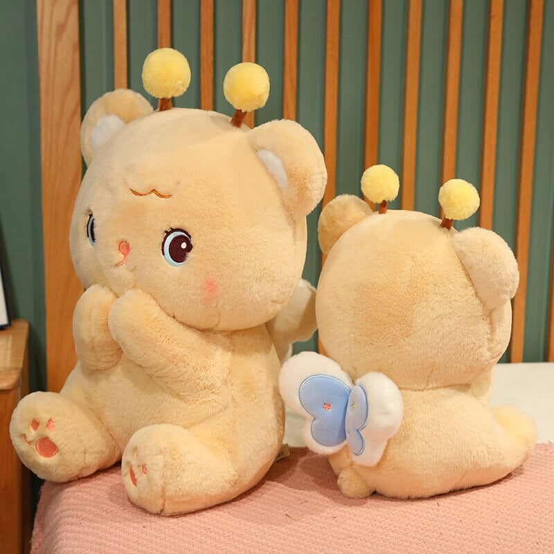 Gem the Bumble Bee Brown Bear Plushie-Kawaii Dream