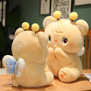 Gem the Bumble Bee Brown Bear Plushie-Kawaii Dream
