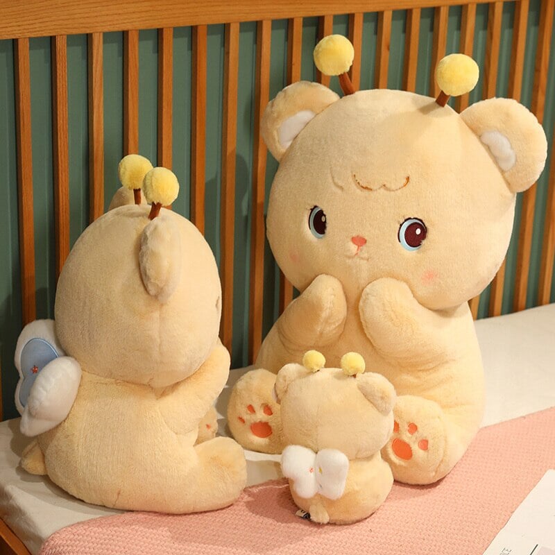 Gem the Bumble Bee Brown Bear Plushie-Kawaii Dream
