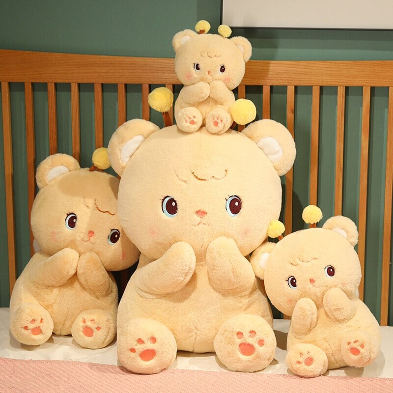 Gem the Bumble Bee Brown Bear Plushie-Kawaii Dream