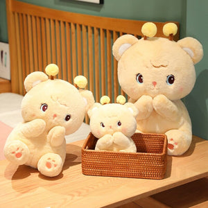 Gem the Bumble Bee Brown Bear Plushie-Kawaii Dream