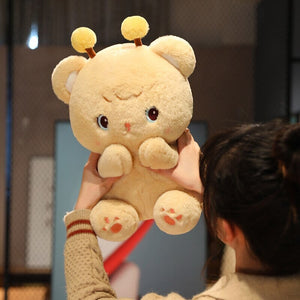 Gem the Bumble Bee Brown Bear Plushie-Kawaii Dream