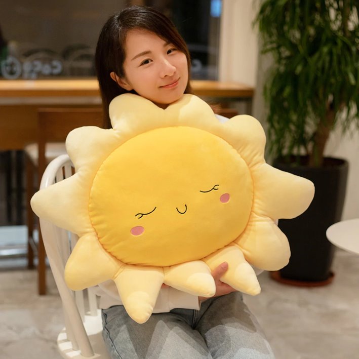 Gentle Sleeping Sun Pillow-Kawaii Dream