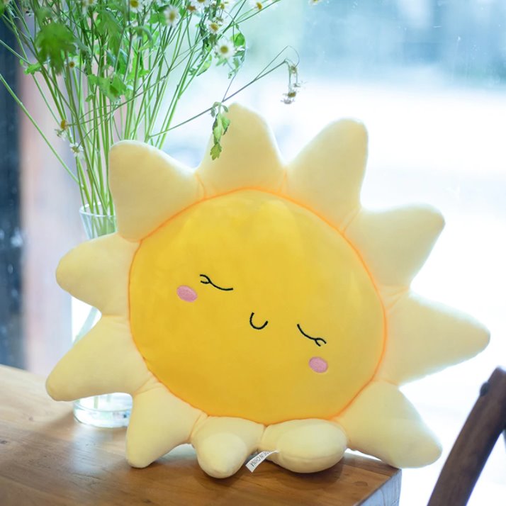 Gentle Sleeping Sun Pillow-Kawaii Dream
