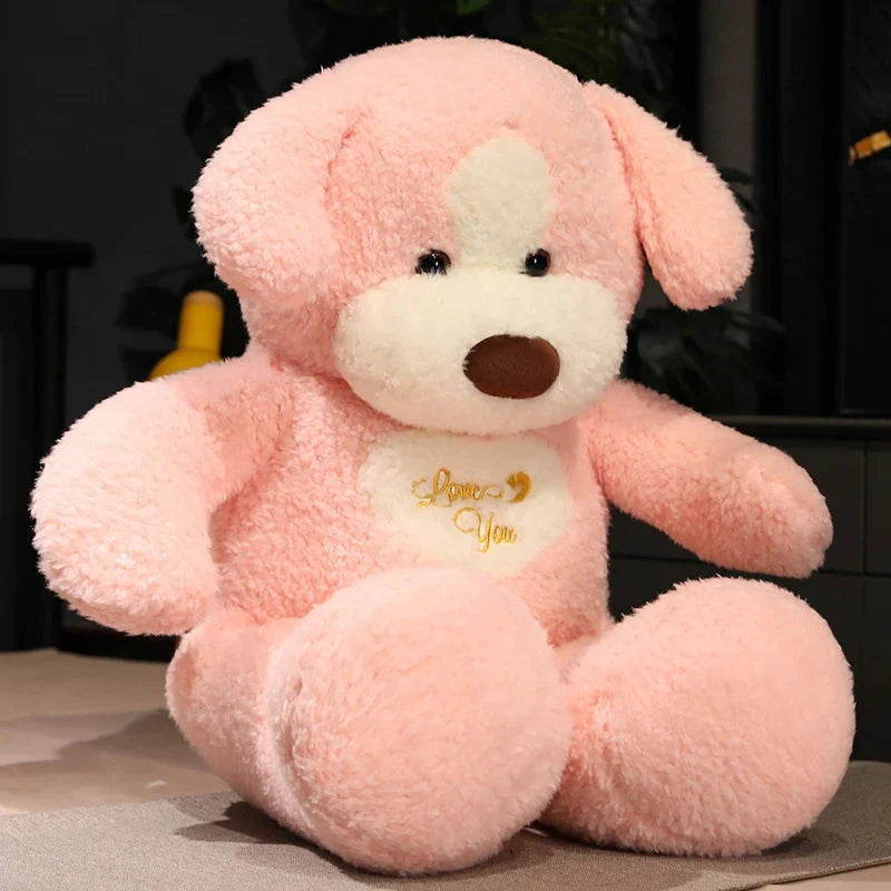 Giant 35in Fluffy Dog Teddy Bear Soft Toy-Kawaii Dream