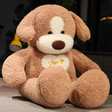 Giant 35in Fluffy Dog Teddy Bear Soft Toy-Kawaii Dream