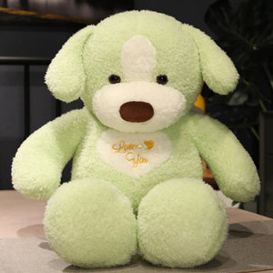 Giant 35in Fluffy Dog Teddy Bear Soft Toy-Kawaii Dream