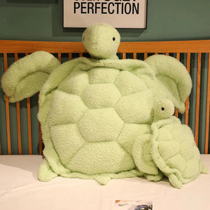 Giant Fluffy Cheerful Turtle Plushie-Kawaii Dream