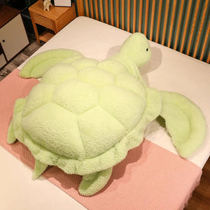Giant Fluffy Cheerful Turtle Plushie-Kawaii Dream