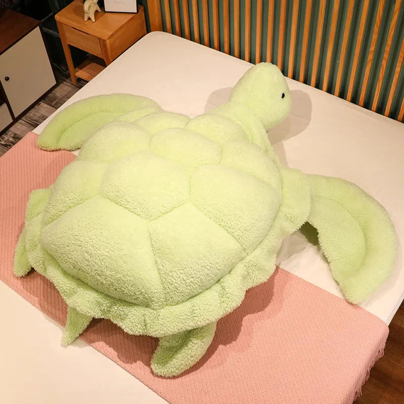 Giant Fluffy Cheerful Turtle Plushie-Kawaii Dream