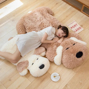Giant Fluffy Pancake Dog Plushie-Kawaii Dream