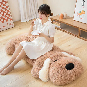 Giant Fluffy Pancake Dog Plushie-Kawaii Dream
