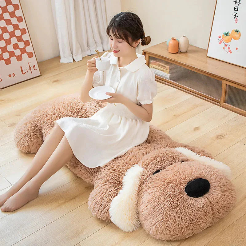 Giant Fluffy Pancake Dog Plushie-Kawaii Dream