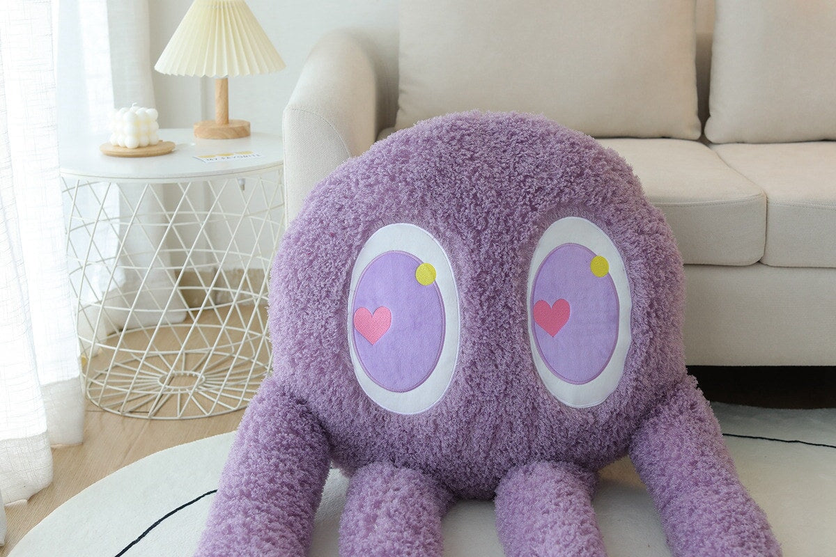 Giant Fuzzy 4-Legged Octopus Plushie-Kawaii Dream