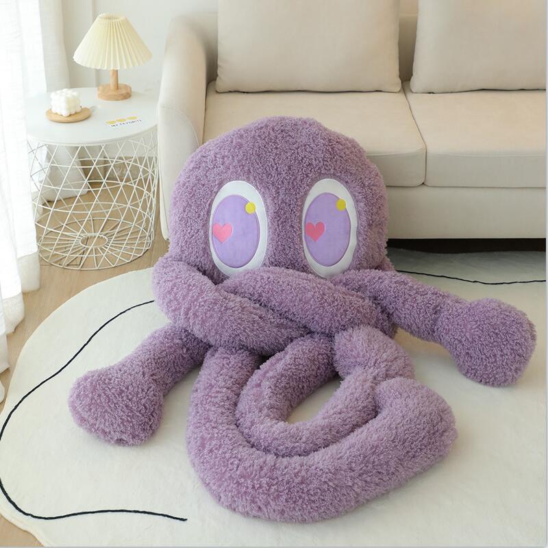 Giant Fuzzy 4-Legged Octopus Plushie-Kawaii Dream
