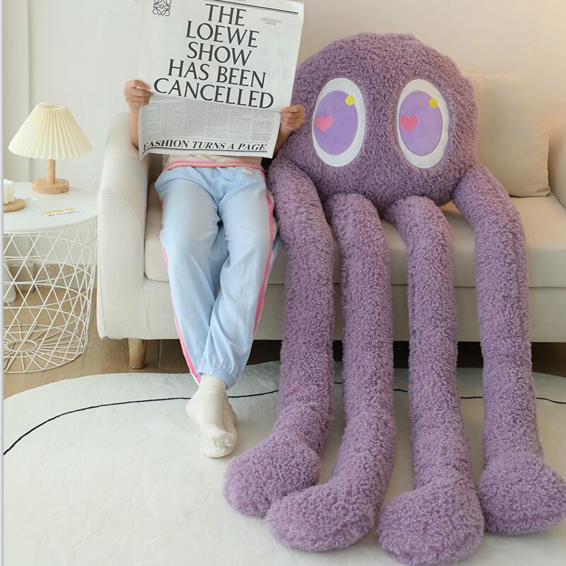 Giant Fuzzy 4-Legged Octopus Plushie-Kawaii Dream
