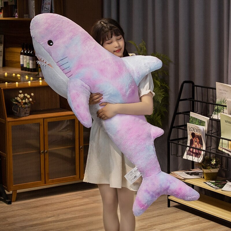 Giant Fuzzy Galaxy Shark Plushies-Kawaii Dream