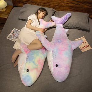 Giant Fuzzy Galaxy Shark Plushies-Kawaii Dream