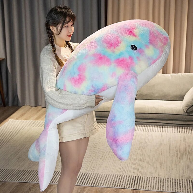 Giant Galaxy Fluffy Whale Plushie-Kawaii Dream