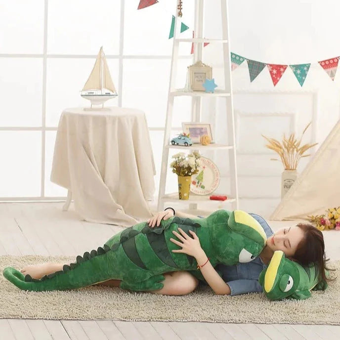 Giant Green Lizard Chameleon Plushie-Kawaii Dream