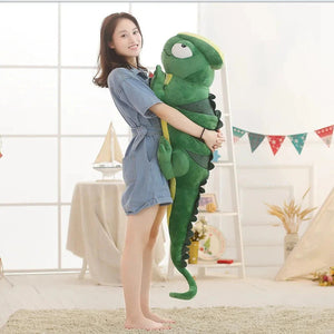 Giant Green Lizard Chameleon Plushie-Kawaii Dream