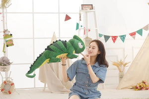 Giant Green Lizard Chameleon Plushie-Kawaii Dream