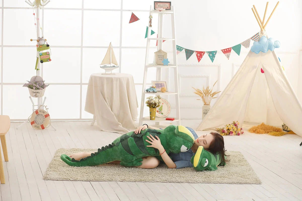 Giant Green Lizard Chameleon Plushie-Kawaii Dream