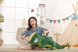 Giant Green Lizard Chameleon Plushie-Kawaii Dream