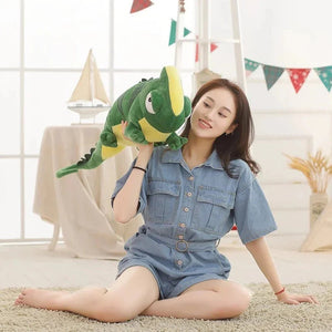 Giant Green Lizard Chameleon Plushie-Kawaii Dream