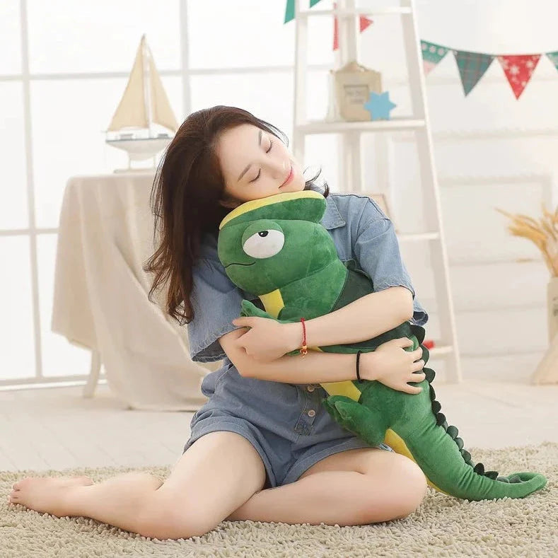 Giant Green Lizard Chameleon Plushie-Kawaii Dream