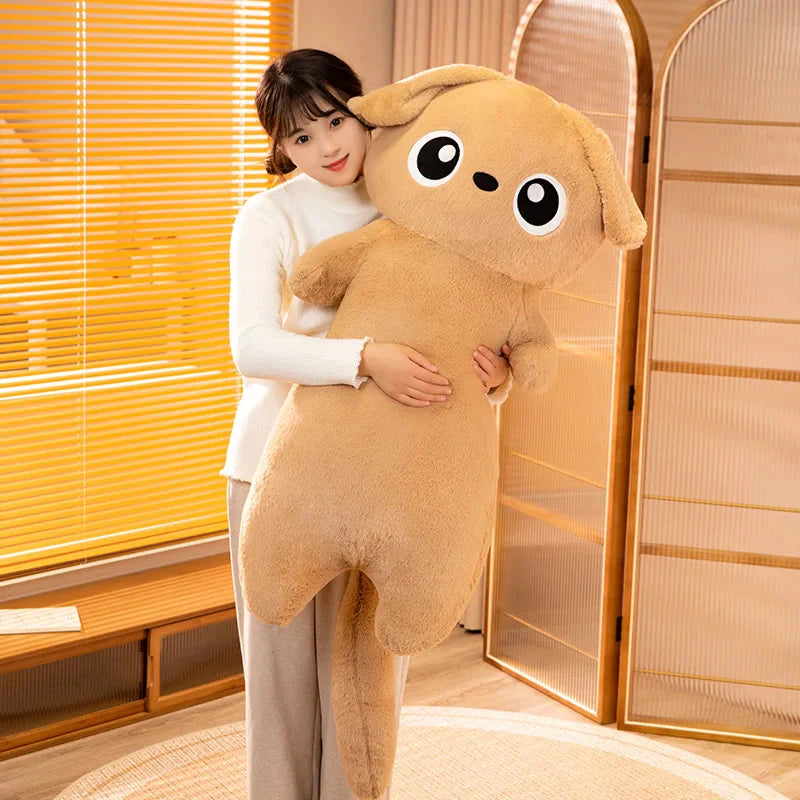 Giant Kawaii Ginger Black Gray Doll-Shape Dog Plushies-Kawaii Dream
