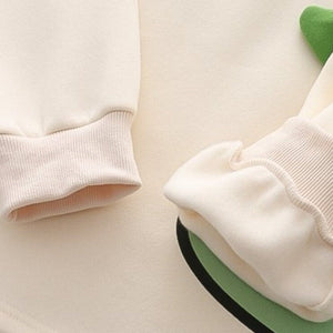 Green Dinosaur Long Sleeve Unisex Sweatshirts-Kawaii Dream