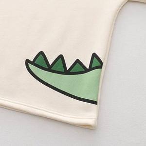 Green Dinosaur Long Sleeve Unisex Sweatshirts-Kawaii Dream