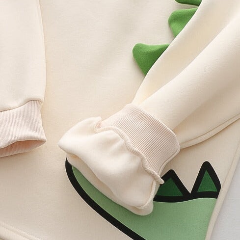 Green Dinosaur Long Sleeve Unisex Sweatshirts-Kawaii Dream