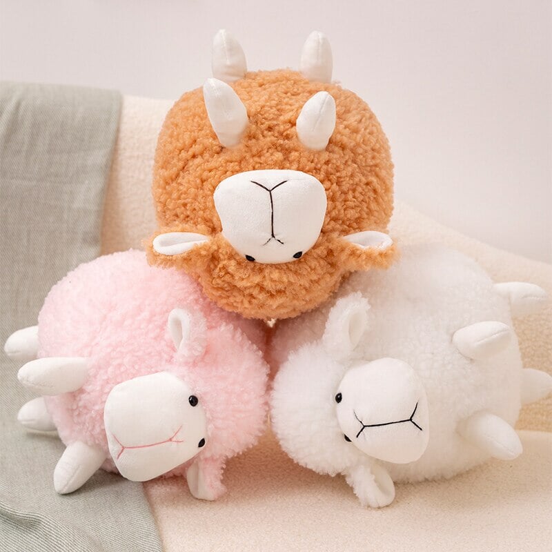 Grumpy Fluffy Sheep Plushies-Kawaii Dream