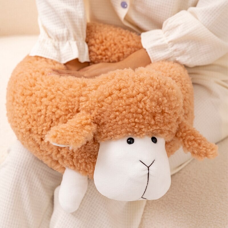 Grumpy Fluffy Sheep Plushies-Kawaii Dream