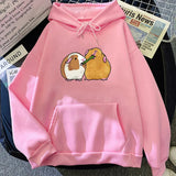 Guinea Pig Sharing is Caring Unisex Hoodie-Kawaii Dream