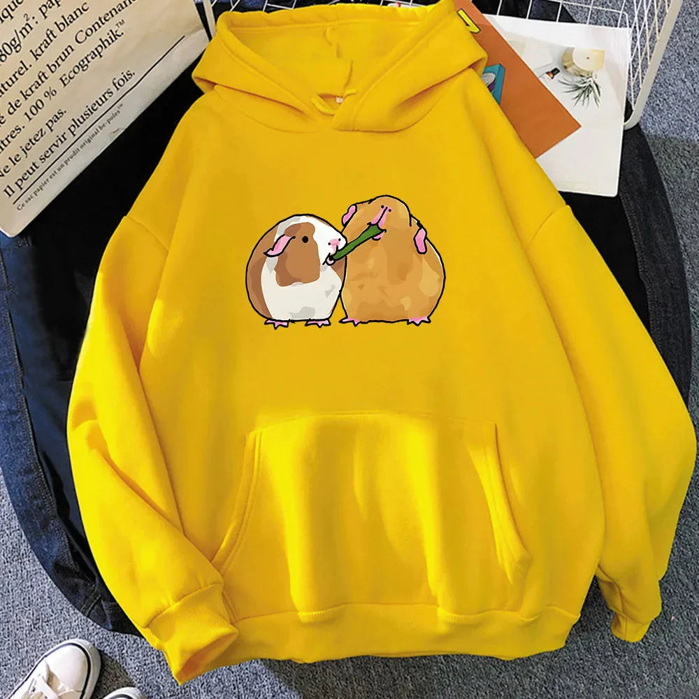 Guinea Pig Sharing is Caring Unisex Hoodie-Kawaii Dream
