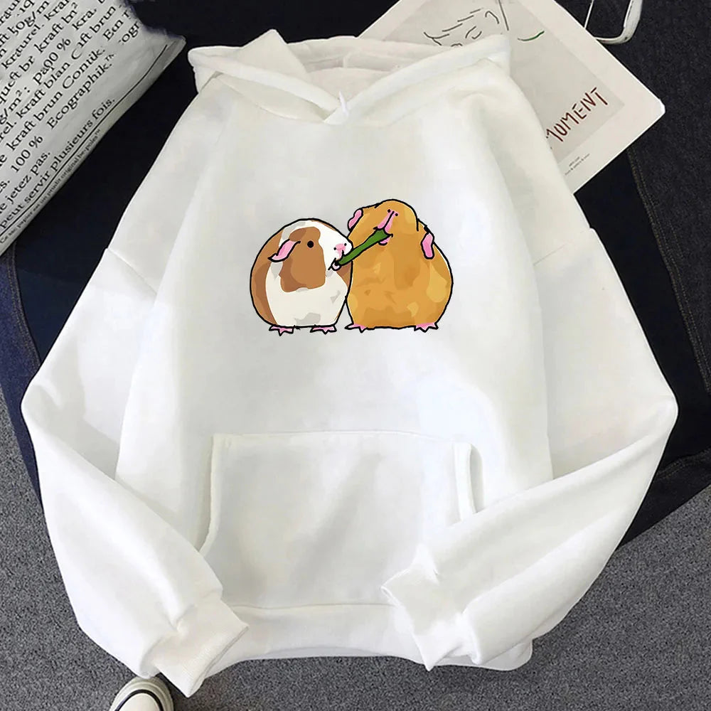 Guinea Pig Sharing is Caring Unisex Hoodie-Kawaii Dream